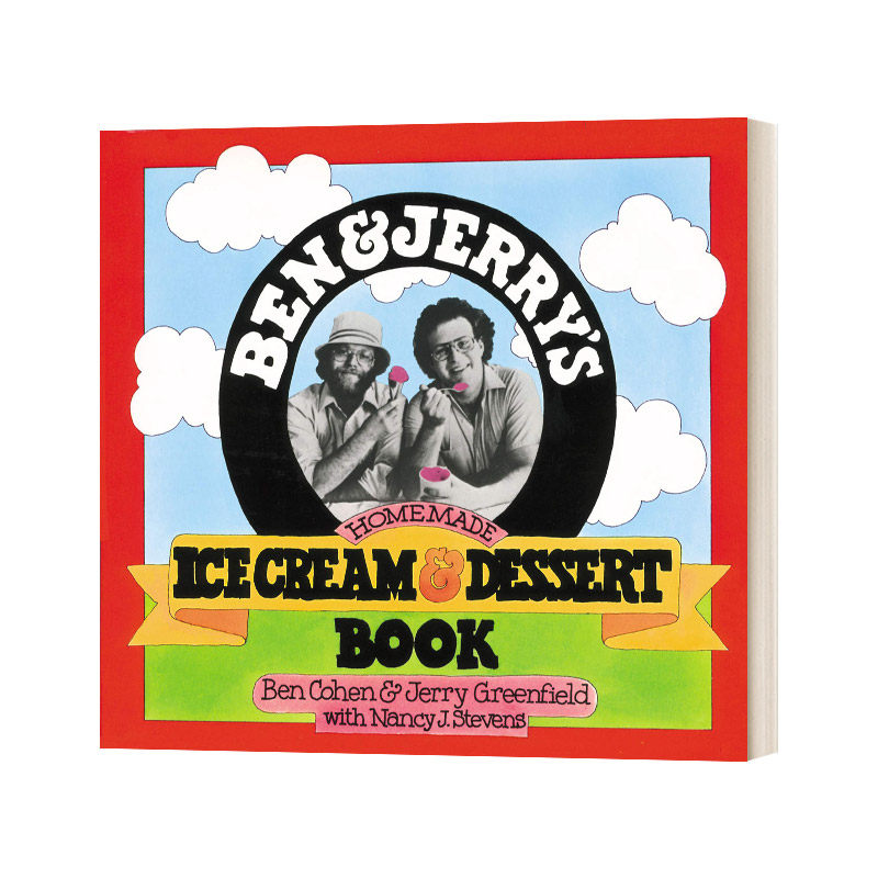 英文原版 Ben & Jerry's Homemade Ice Cream & Dessert Book 本和杰瑞自制冰淇淋和甜点书 平装 英文版 进口英语原版书籍 - 实物图