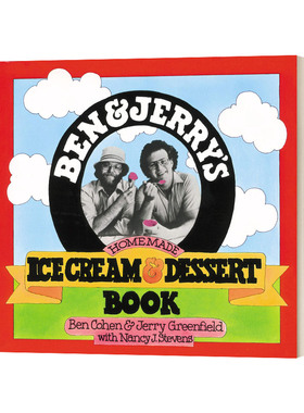 英文原版 Ben & Jerry's Homemade Ice Cream & Dessert Book 本和杰瑞自制冰淇淋和甜点书 平装 英文版 进口英语原版书籍