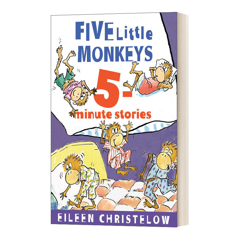 英文原版 Five Little Monkeys 5-Minute Stories  五只小猴子 5分钟故事合集 廖彩杏书单 英文版 进口英语原版书籍
