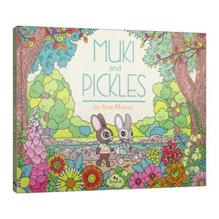 友谊与智慧故事 英文原版 Pickles 木奇和泡菜 精装 进口英语原版 Muki 英文版 绘本 书籍 and 儿童绘本 两只兔子