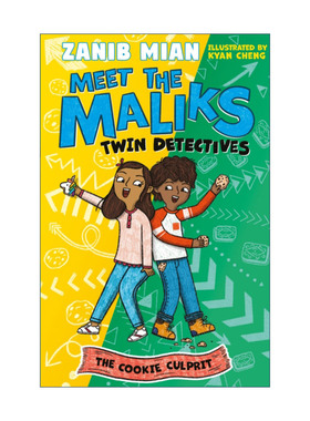 英文原版 Meet the Maliks Twin Detectives The Cookie Culprit 遇见马利克一家 双胞胎侦探1 奥马尔星球作者新作 章节桥梁书