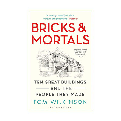 英文原版 Bricks & Mortals 砖石之道 建筑改变人类生活 汤姆·威尔金森 英文版 进口英语原版书籍