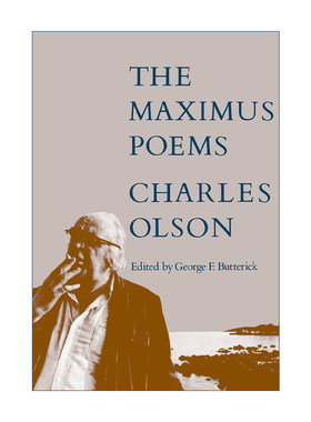 英文原版 The Maximus Poems 马克西姆斯诗篇 黑山派开山鼻祖Charles Olson查尔斯·奥尔森诗歌 英文版 进口英语原版书籍