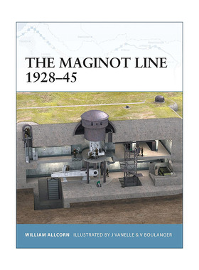 英文原版 The Maginot Line 1928–45 法国马奇诺防线 世界防御要塞系列 英文版 进口英语原版书籍