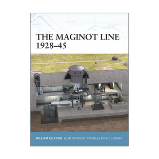 英文原版 The Maginot Line 1928–45 法国马奇诺防线 世界防御要塞系列 英文版 进口英语原版书籍