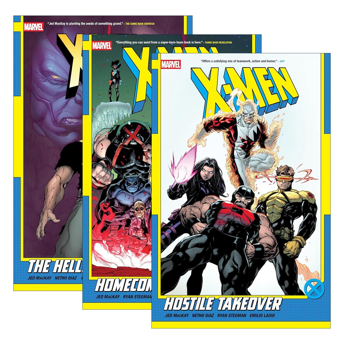英文原版 X-Men By Jed Mackay X战警系列3册 归途 地狱火之夜 恶意收购 漫威漫画 英文版 进口英语原版书籍