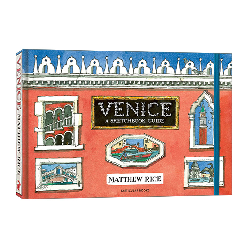英文原版 Venice A Sketchbook Guide 威尼斯 写生指南 城市精装写生画册 精装 英文版 进口英语原版书籍