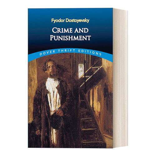英文原版 Crime and Punishment 罪与罚 陀思妥耶夫斯基 Dover Thrift Editions 英文版 进口英语原版书籍