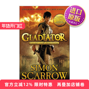 英文原版 Gladiator Fight for Freedom 角斗士1 西蒙·斯卡罗 畅销青少年古罗马战斗小说 英文版 进口英语原版书籍