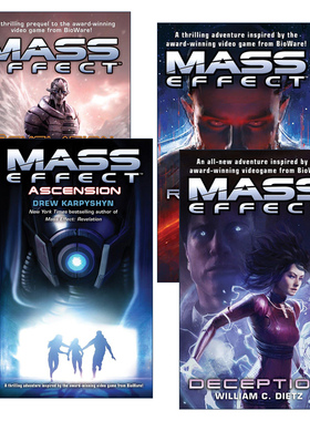 英文原版 Mass Effect 质量效应系列4册 科幻冒险小说 William C. Dietz Drew Karpyshyn 英文版 进口英语原版书籍