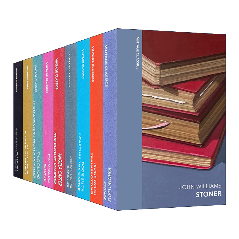 英文原版 企鹅Vintage布脊经典系列 23年秋季9册 Vintage Quarterbound Classics 我的秘密城堡 午夜之子 英文版 进口英语原版书籍