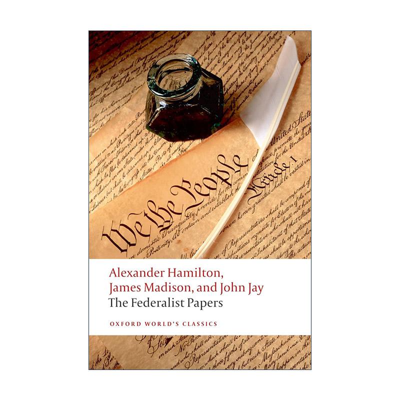 英文原版 The Federalist Papers 联邦党人文集 牛津世界经典 英文版 进口英语原版书籍