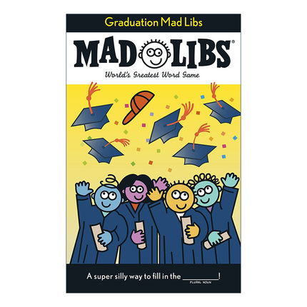 英文原版 Graduation Mad Libs 毕业典礼 疯狂填词游戏 英文版 进口英语原版书籍