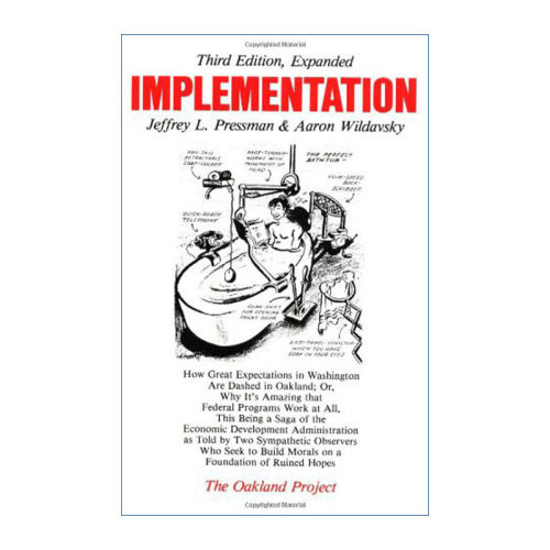英文原版 Implementation 执行 联邦政府的期望在奥克兰市落空 Jeffrey L. Pressman 英文版 进口英语原版书籍
