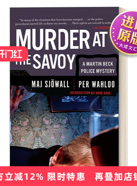 英文原版 Murder at the Savoy Martin Beck Police Mystery 06 马丁·贝克探案系列6 萨沃伊酒店谋杀案 英文版 进口英语原版书籍