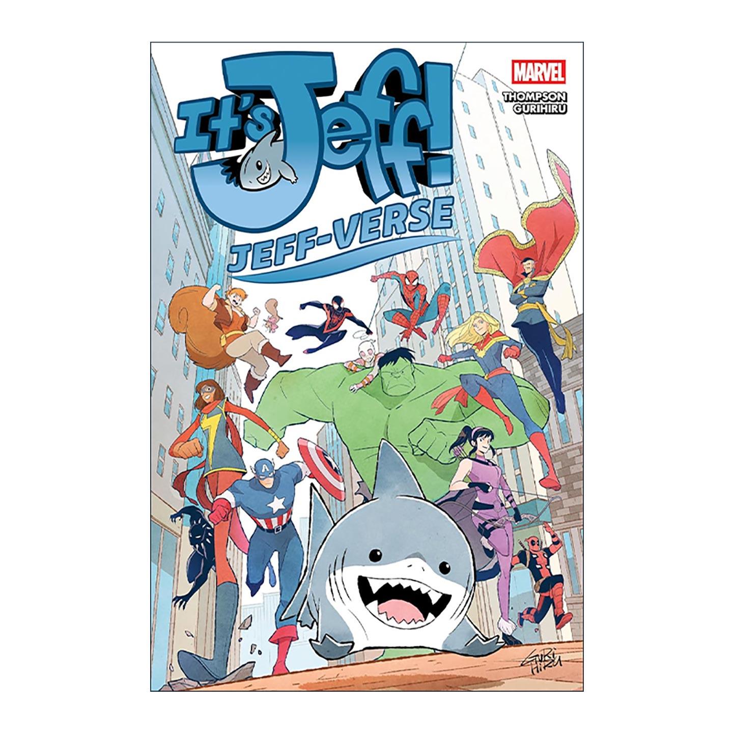 英文原版 It's Jeff Jeff-Verse 小鲨鱼杰夫宇宙 儿童全彩漫画 Kelly Thompson 英文版 进口英语原版书籍