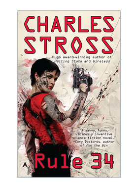 英文原版 Rule 34 Halting State 第三十四条规则 硬科幻推理小说 雨果奖得主Charles Stross 英文版 进口英语原版书籍