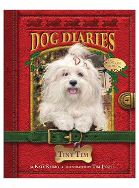 英文原版 Dog Diaries #11 Tiny Tim 小狗日记系列11 特别版 儿童章节桥梁故事书 Kate Klimo 英文版 进口英语原版书籍