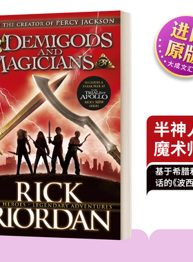 英文原版 Demigods and Magicians 波西杰克逊 半神人和魔术师 青少年科幻奇幻小说 英文版 进口英语原版书籍儿童图书