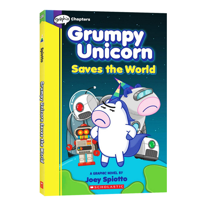 英文原版 Grumpy Unicorn Graphic Novel#2臭脸独角兽图画小说2拯救世界儿童幽默全彩漫画绘本英文版进口英语原版书籍