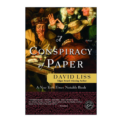 英文原版 A Conspiracy of Paper Benjamin Weaver 01 一纸阴谋 本杰明·韦弗系列1 历史悬疑小说 英文版 进口英语原版书籍