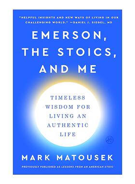 英文原版 Emerson the Stoics and Me 美国斯多葛派的教训 爱默生如何改变你的生活 英文版 进口英语原版书籍