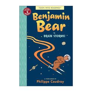 Brain Level Benjamin 英文版 书籍 英文原版 儿童全彩漫画绘本 Storms Bear 班杰明熊系列 TOON 进口英语原版 头脑风暴