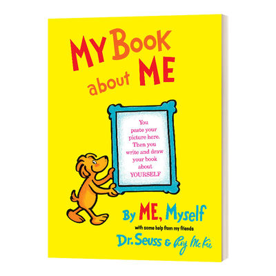 英文原版 My Book about Me by Me Myself 苏斯博士精装绘本 Dr Seuss 全彩色插图艺术活动书 英文版 进口英语原版书籍儿童图书