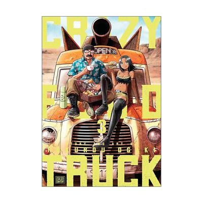 英文原版 Crazy Food Truck  Vol. 3 疯狂食品卡车 漫画卷3 英文版 进口英语原版书籍