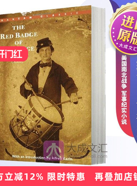 The Red Badge of Courage 英文原版 红色勇气徽章 英文版军事纪实文学小说 进口英语书籍