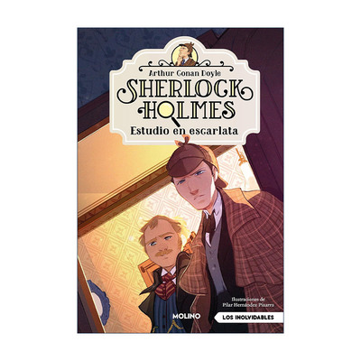 原版 Estudio en escarlata A Study in Scarlet Sherlock Holmes血字的研究 福尔摩斯探案集1 西班牙语版 柯南道尔 精装 进口书籍