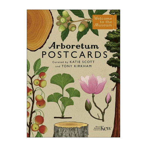 英文原版 Arboretum Postcards 植物园明信片 欢迎来到博物馆系列 自然科普百科精装 英文版 进口英语原版书籍