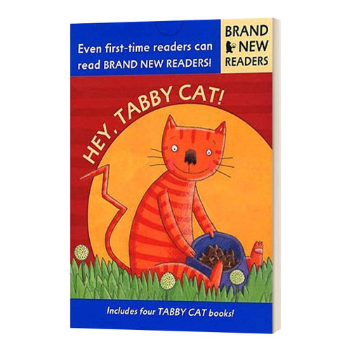英文原版 Hey, Tabby Cat! Brand New Readers 嘿,虎斑猫! 4-8岁儿童幽默故事绘本 Phyllis Root 英文版 进口英语原版书籍