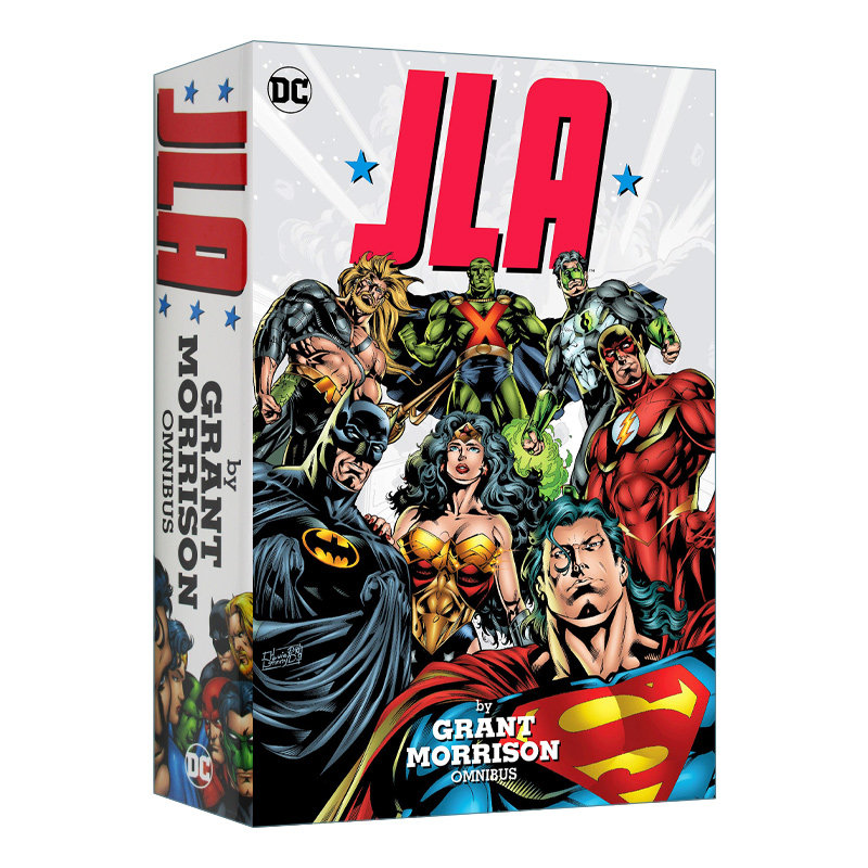 现货英文原版 DC漫画 正义联盟 JLA by Grant Morrison Omnibus 精装 Justice League 超人 蝙蝠侠 神奇女侠 闪电侠 绿灯侠 绘本
