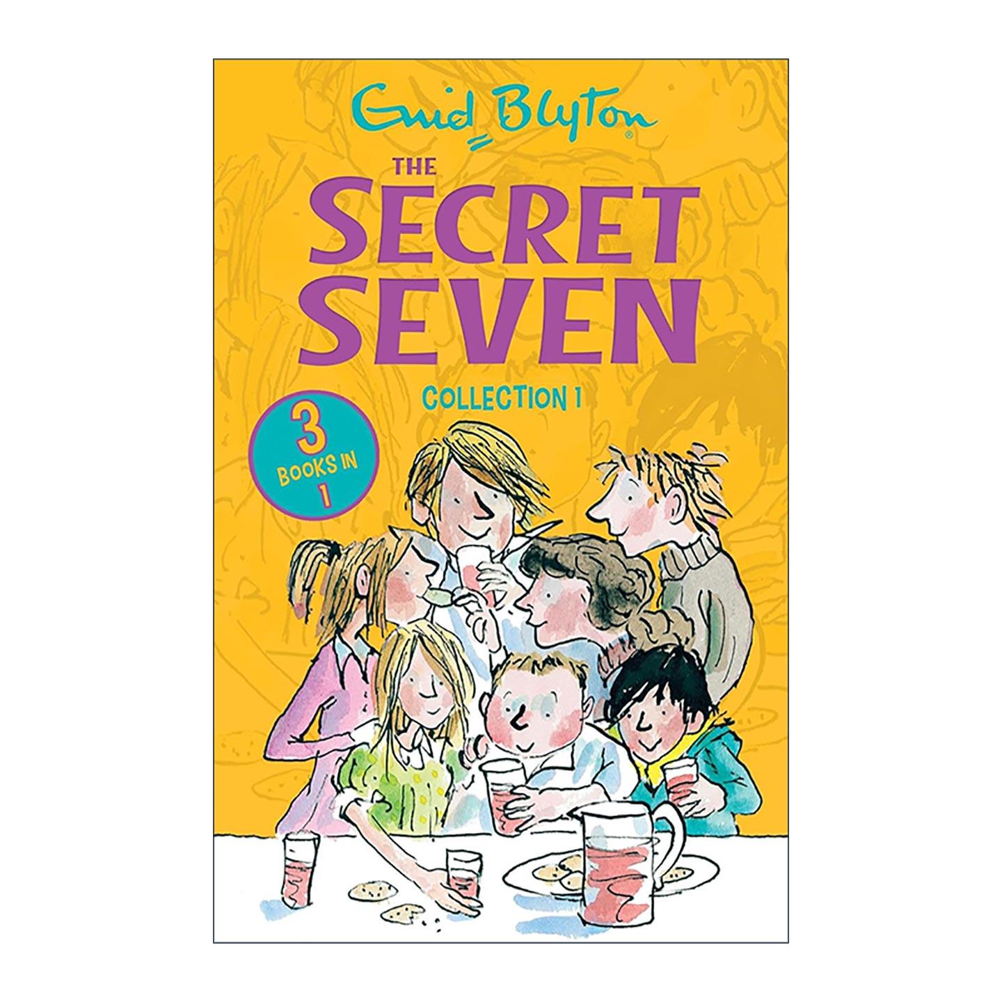 英文原版 The Secret Seven Collection 1 伊妮德·布莱顿 神秘七少年侦探团系列1-3 三合一故事集 英文版 进口英语原版书籍