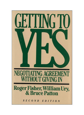英文原版 Getting to Yes 谈判力 哈佛谈判项目精华 精装  威廉?尤里 英文版 进口英语原版书籍