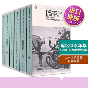 追忆似水年华1-6册英文原版小说