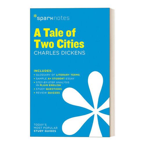 英文原版 Tale of Two Cities SparkNotes Literature Guide 文学导读系列 双城记 英文版 进口英语原版书籍