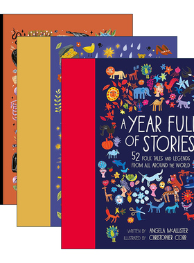 英文原版 World Full of 民间传说3册 Angela McAllister 英文版 进口原版英语书籍