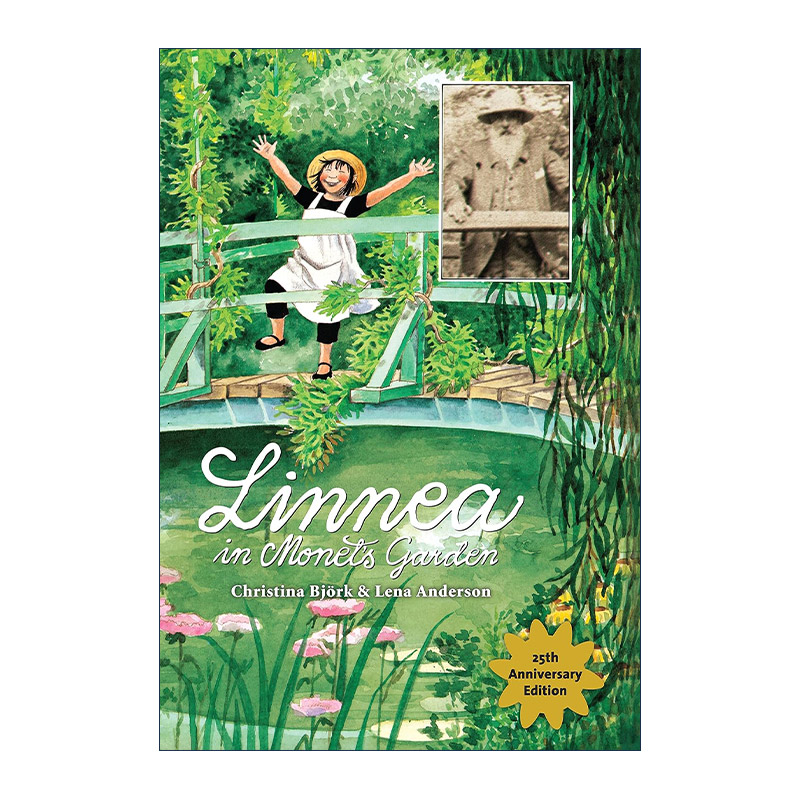 英文原版 Linnea in Monet's Garden 小莲游莫奈花园 儿童精装艺术绘本 克里斯蒂娜?比约克 英文版 进口英语原版书籍