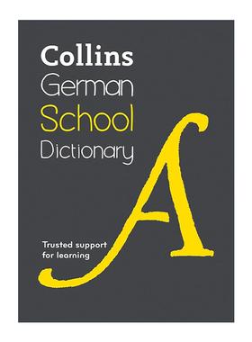 英文原版 Collins German School Dictionary 柯林斯学生德语词典 第六版 英文版 进口英语原版书籍