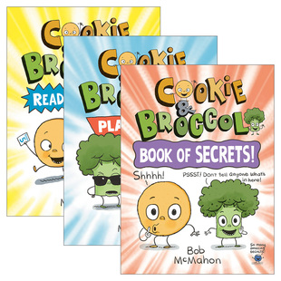 英文原版 Cookie & Broccoli 饼干和花椰菜系列3册 儿童校园友谊故事书 培养孩子社交能力 Bob McMahon 英文版 进口英语原版书籍