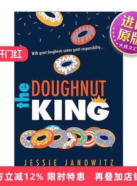 英文原版 The Doughnut King 甜甜圈之王 甜甜圈之道续篇 儿童小说 Jessie Janowitz 英文版 进口英语原版书籍