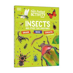 英文版 书籍 Packed Insects 活动操作书昆虫 Book Fact Activity 进口英语原版 英文原版 DK儿童科普百科 The