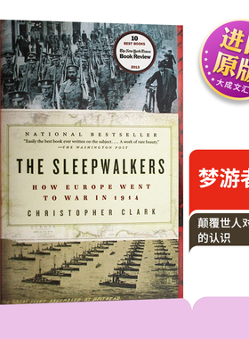 The Sleepwalkers 英文原版历史学 梦游者 1914年欧洲如何走向一战 英文版进口英语书