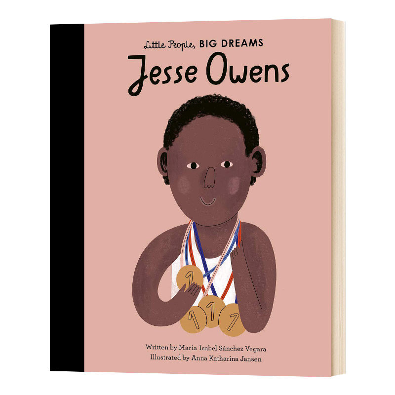 精装 英文原版 jesse owens 小人物大梦想 杰西欧文斯 儿童艺术启蒙