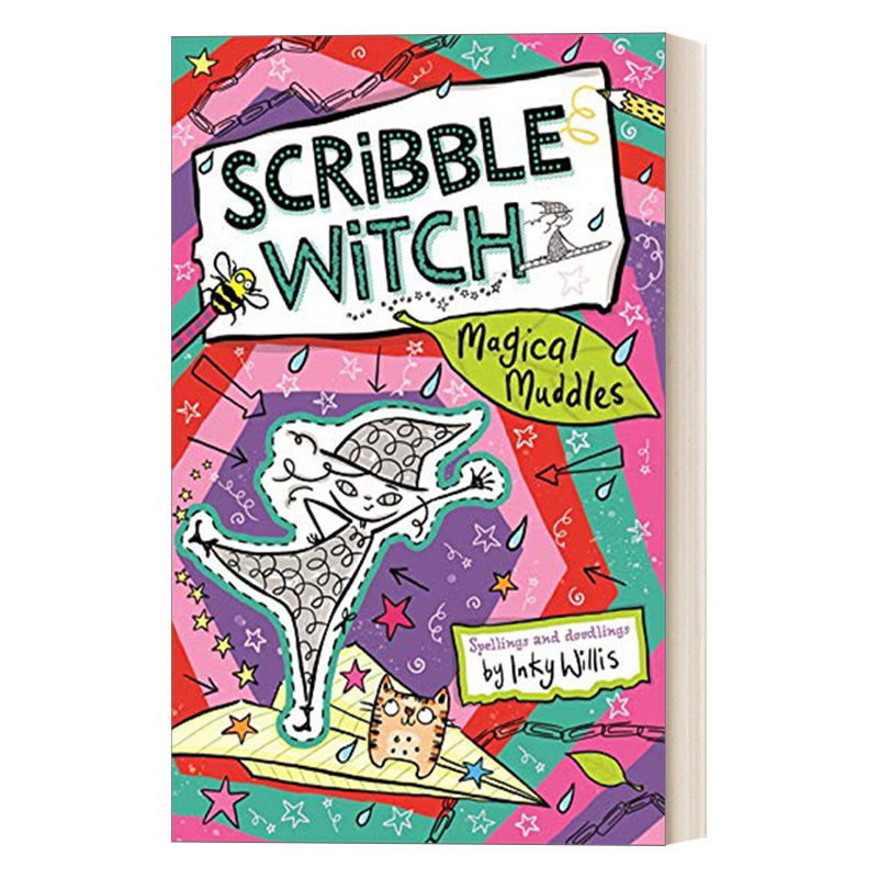 英文原版 scribble witch magical muddles 涂鸦女巫2 魔法混战 英文