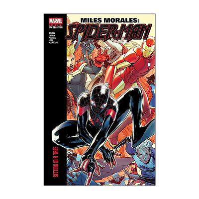 英文原版 Miles Morales Spider-Man Modern Era Epic Collection Sitting In A Tree 蜘蛛侠现代史诗珍藏集 树上坐着 漫威漫画