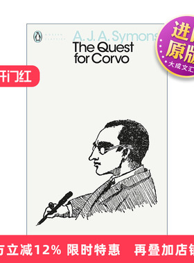 英文原版 The Quest for Corvo 追寻科尔沃 Frederick Rolfe传记 A.J.A.西蒙斯 企鹅现代经典 英文版 进口英语原版书籍