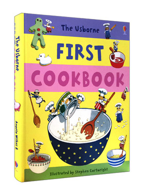 英文原版 First Cookbook 健康食品 尤斯伯恩 儿童动手能力培养 儿童科普百科知识绘本 英文版 进口英语原版书籍